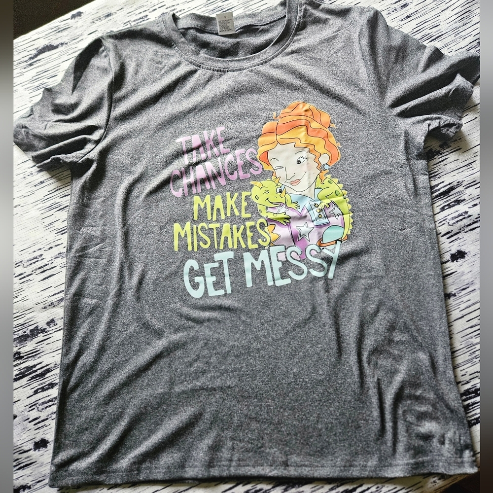 NWOT Ms. Frizz(Magic School Bus) Womens Tee Shirt